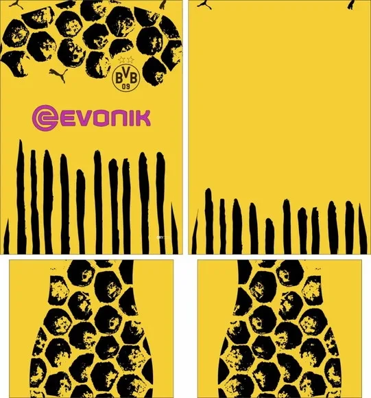Arte Vetor Camisa Borussia D. Cwc Local 2025