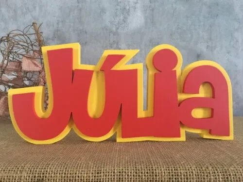 Letras Decorativas De MDF SOBREPOSIÇÃO