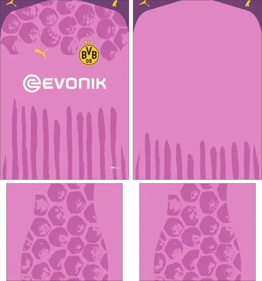Arte Vetor Camisa Borussia D. Cwc Goleiro 2025