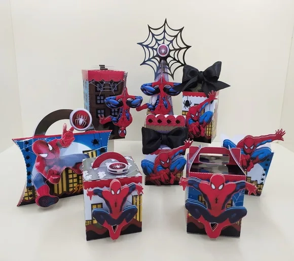 Kit 30 Lembrancinhas Homem Aranha
