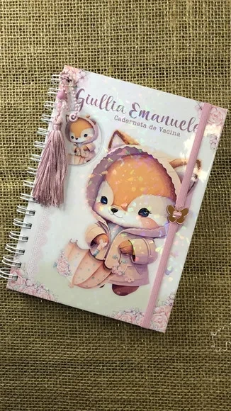 Caderneta de Saúde / Vacinação Personalizada -raposinha
