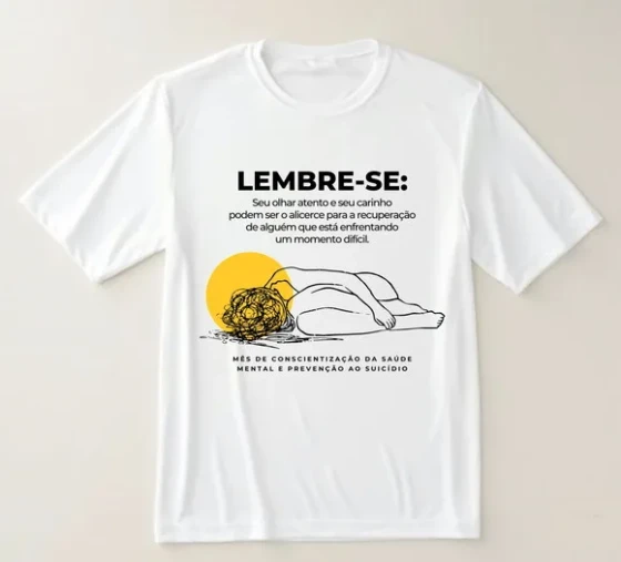 Camiseta Setembro Amarelo Lembre-se