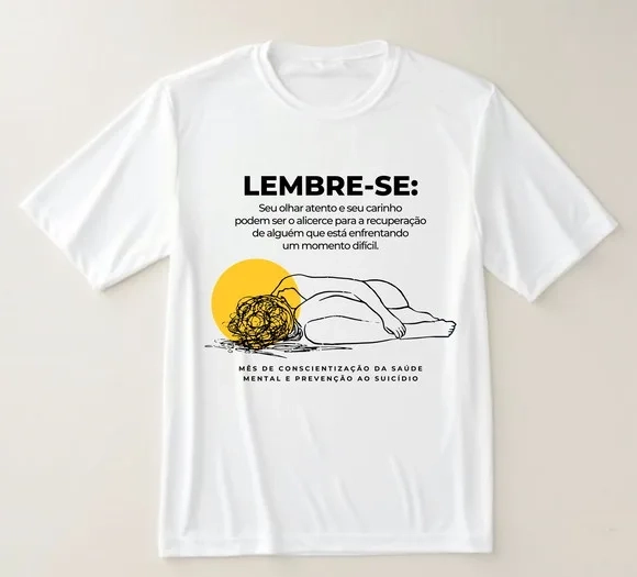 Camiseta Setembro Amarelo Lembre-se