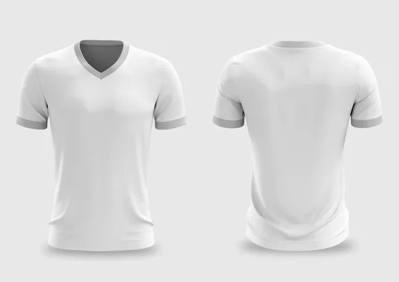Mokunp Camisa Masculina Gola V I P/ Coreldraw -yellow