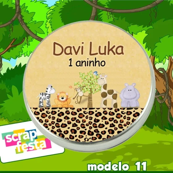 Latinhas 5x1 Festa Safari