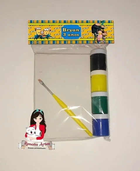 Kit Pintura Personalizado Meu Malvado Favorito