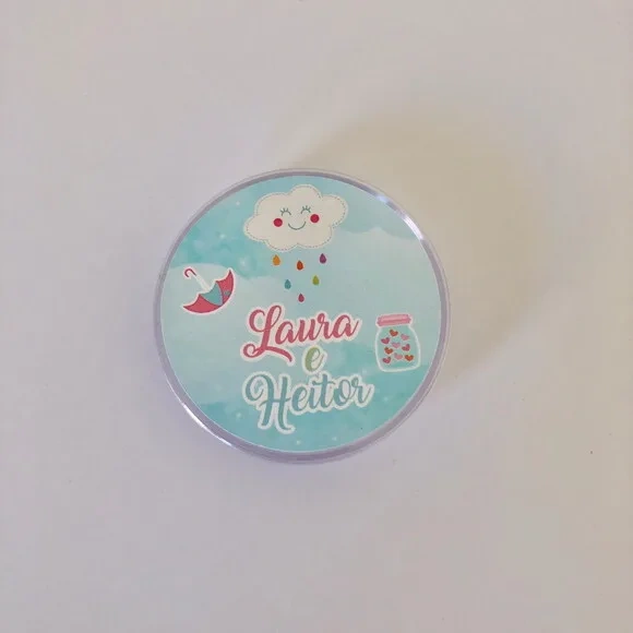 Latinha personalizada Chuva de Amor