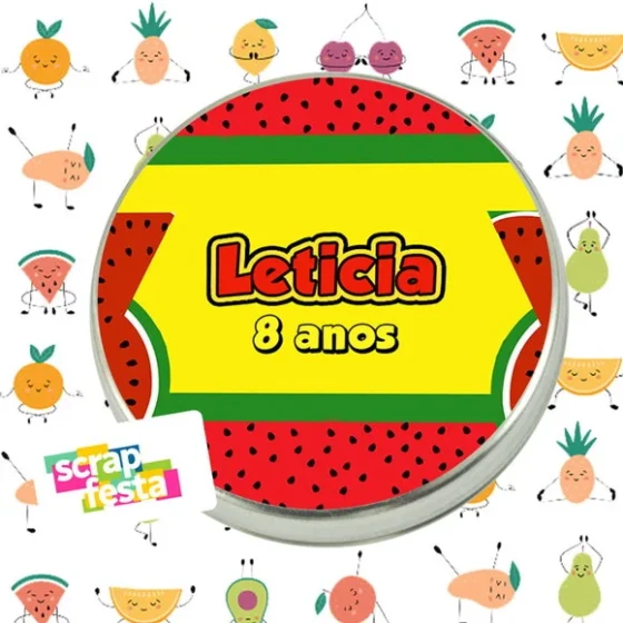 Latinhas Personalizadas Festa Quitanda Melancia
