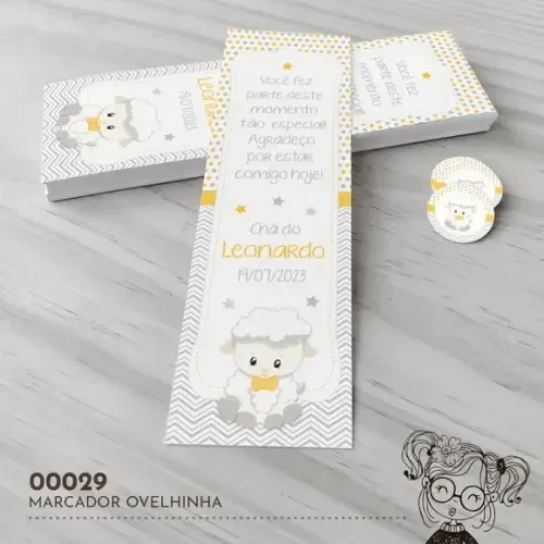 Marcador de Livro Ovelhinha - 00029