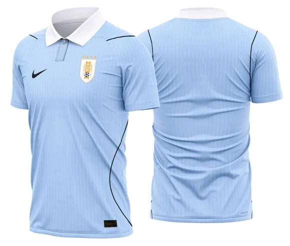 Arte Vetor Camisa Uruguai Titular 2026-28