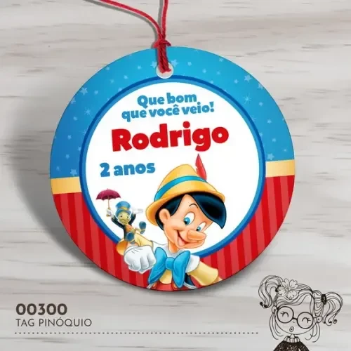 Tag Redonda Pinóquio - 00300