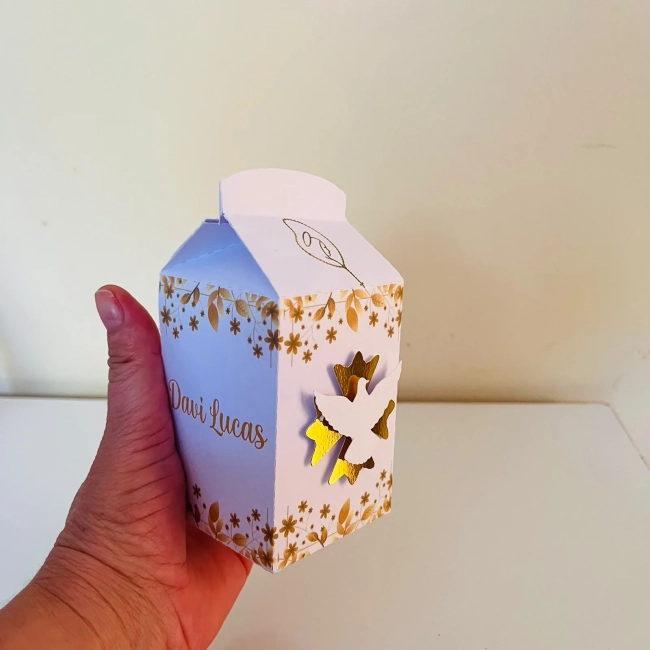 kit 15 Caixas Lembrancinhas Batismo Crisma Primeira Eucaristia Menino e Menina