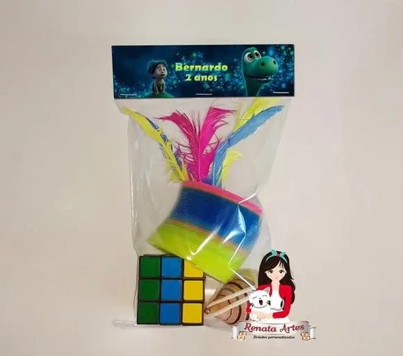 Kit Brinquedos Retrô Tema o Bom Dinossauro
