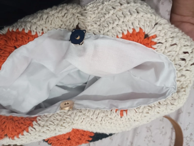 Bolsa de crochê  com tema Naruto