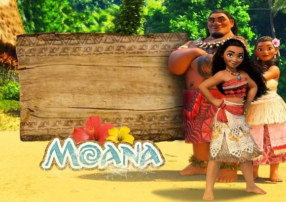 Convite Moana - Uma aventura no Mar