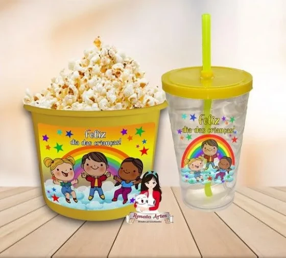 Kit Cinema Personalizado Dia das Crianças 2024