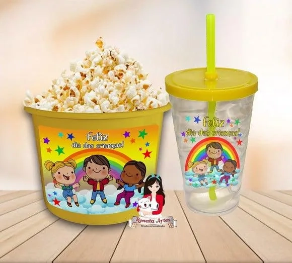 Kit Cinema Personalizado Dia das Crianças 2024