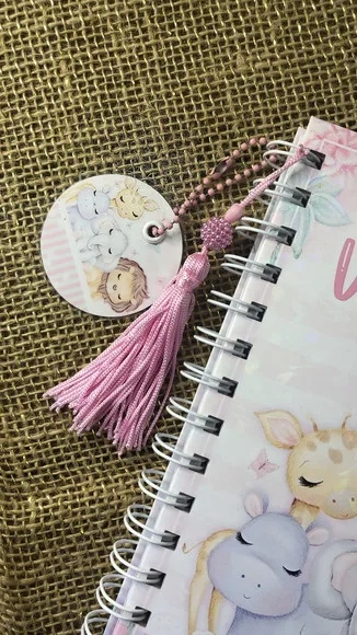 Caderneta de Saúde / Vacinação Personalizada - Safari Rosa