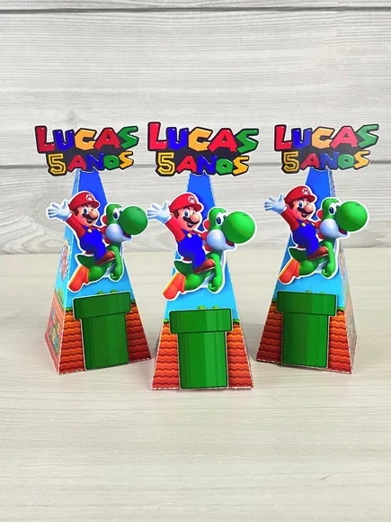 Kit 30 Lembrancinhas Mario Bros