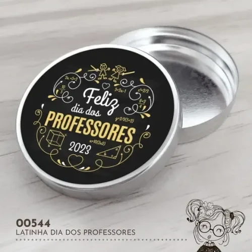 Latinha Adesivada Dia dos Professores - 00544