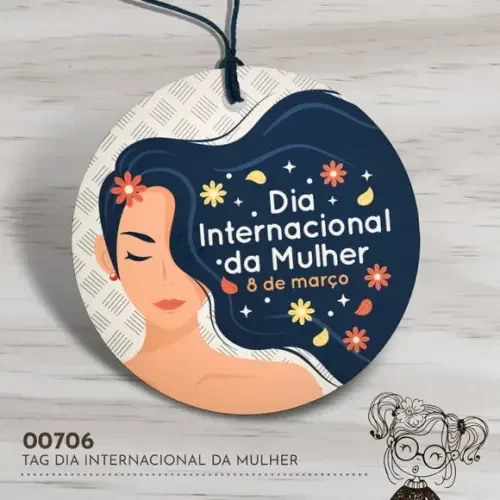 Tag Redonda Dia Internacional da Mulher - 00706