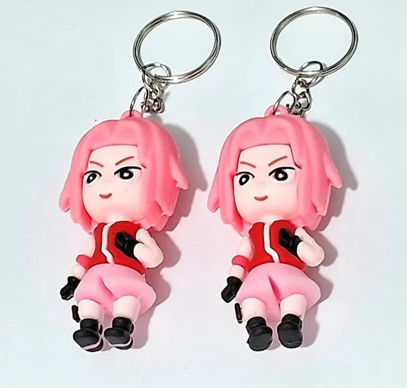 Chaveiro Sakura Haruno Anime Naruto Emborachado 2 Unidades