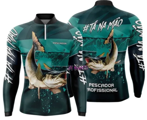 Arte Vetor Camisa Pesca-mod-0129