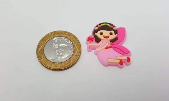 Aplique de Fada Emborrachado de 3,1cm