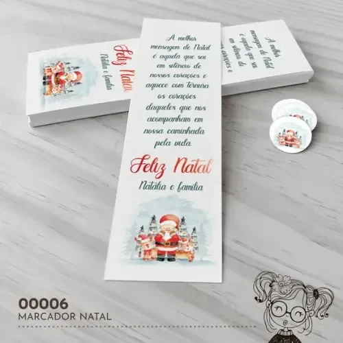 Marcador de Livro Natal - 00006
