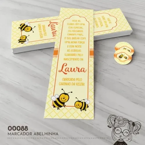 Marcador de Livro Abelhinha - 00088