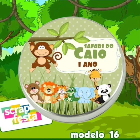 Latinhas 5x1 Festa Safari