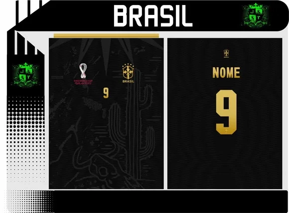 Vetor Camisa da camisa do brasil desert