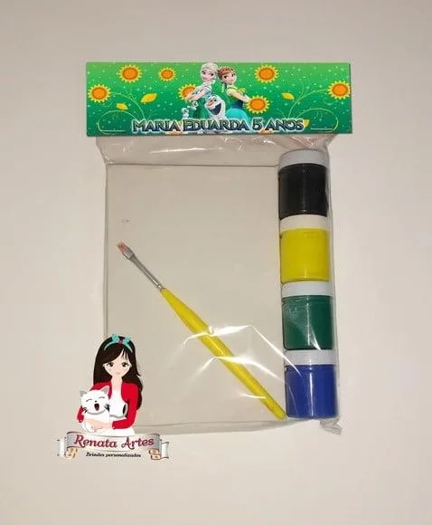 Kit Pintura Personalizado Frozen Fever