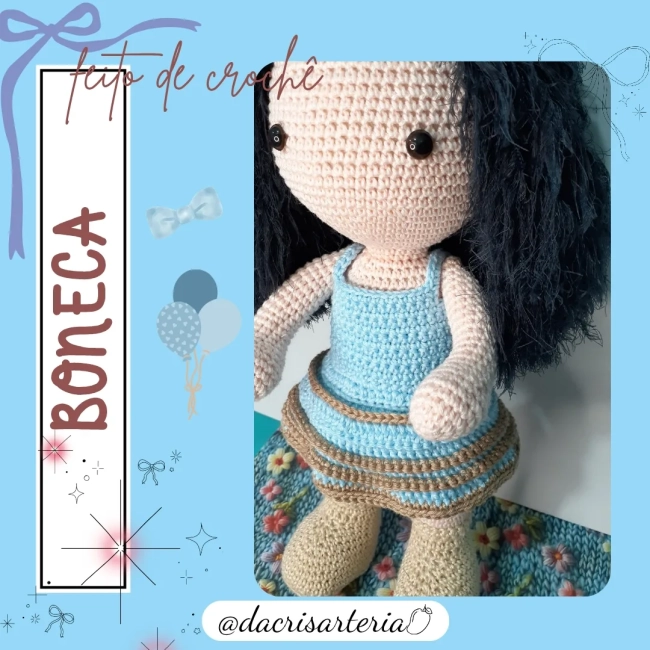 Boneca Amigurumi