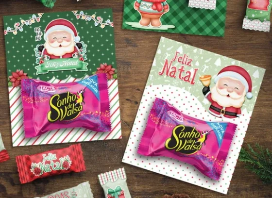 Card para Bombom Natal - Não Acompanha Bombom