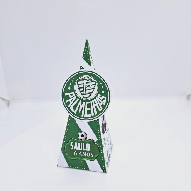 PEGUE E MONTE - Kit Festa PALMEIRAS - Decoração de Festa - Caixinhas Personalizadas