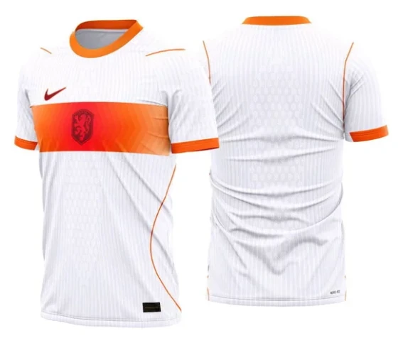 Arte Vetor Camisa Holanda Visita 2026