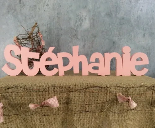 Letras Decorativas - nome em MDF Linha CH