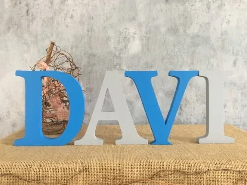 Nomes de Mesa Em MDF Linha Letras de Forma