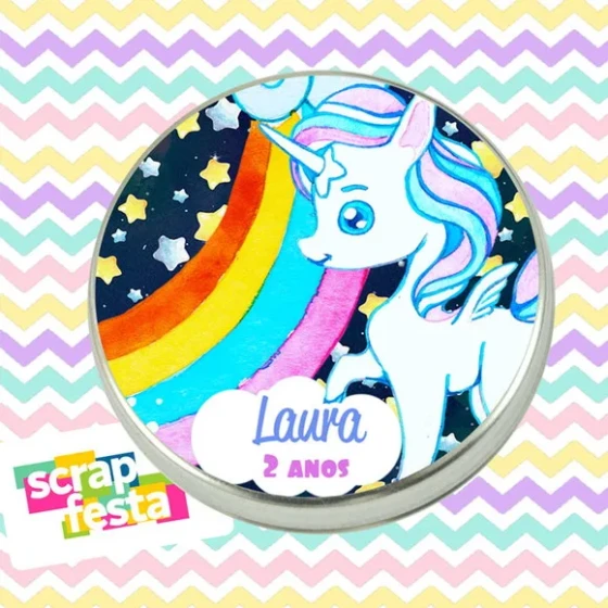 Latinhas Personalizadas Lembrancinhas Festa Unicórnio