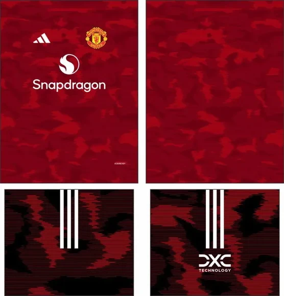 Arte Vetor Camisa Manchester United Concept 2025-26