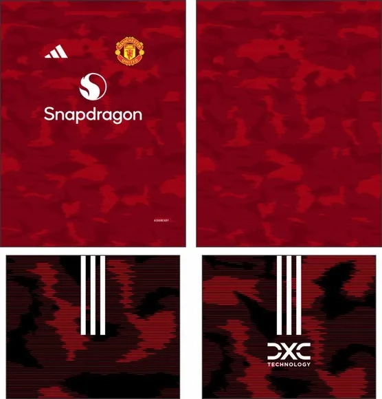 Arte Vetor Camisa Manchester United Concept 2025-26