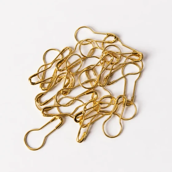 Alfinete de Bulbo ou Lampada Dourado ou prateado com 100 Unidades