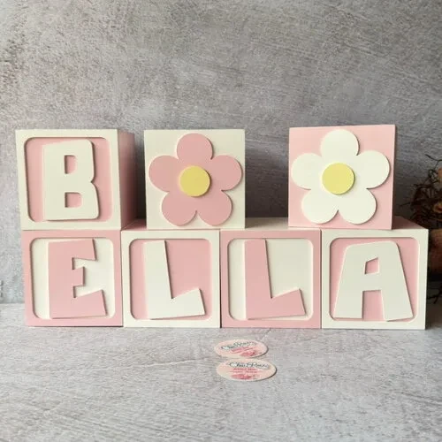Cubos 10x10cm Ts Decoração de Quarto de Bebê