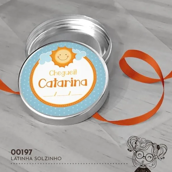 Latinha Adesivada Solzinho - 00197
