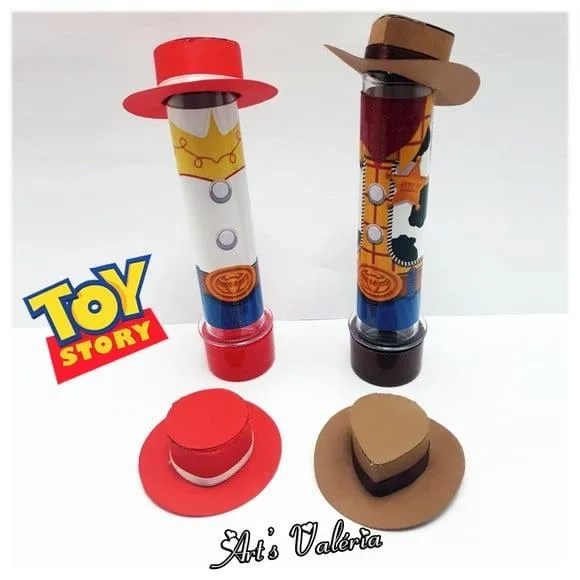 Tubete com Chapéu Jessie ou Woody do Toy Story - Cada