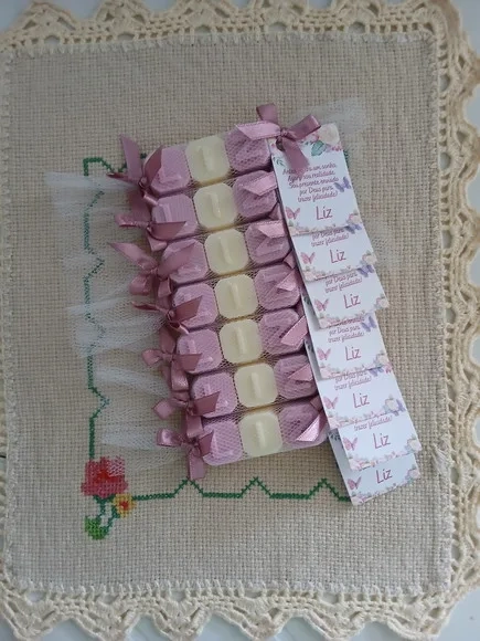 Lembrancinha Maternidade Mini Sabonete Nomes 3 Letras