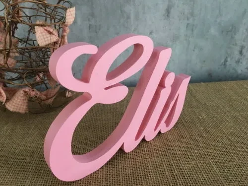 Letras de mdf -nomes - Letras Cursivas