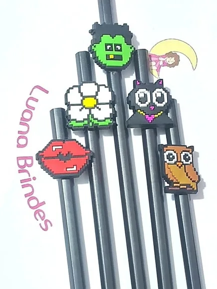 Lápis C/ponteira Minecraft Pacote com 5 Unidades Variados