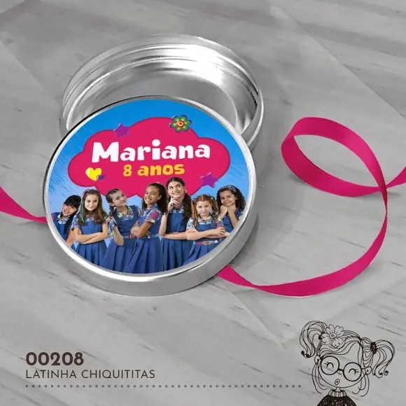 Latinha Adesivada Chiquititas - 00208